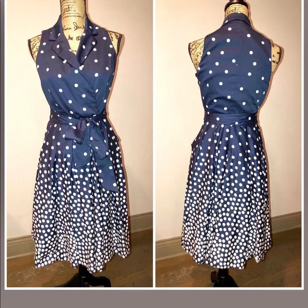 Anne Klein polka dot dress - Picture 8 of 13